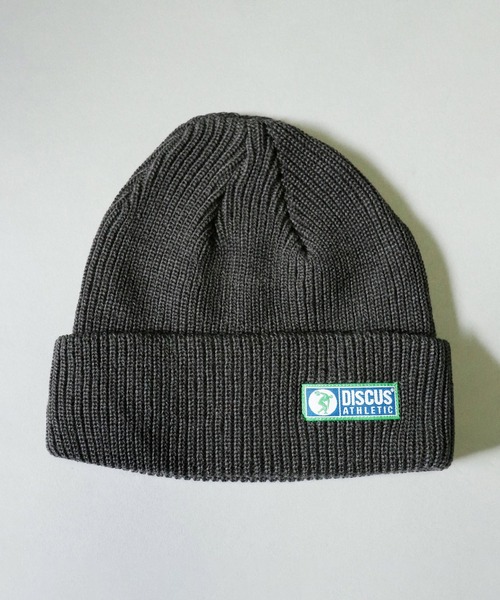 DISCUS（ディスカス）の「DISCUS ワンポイント ショートニットキャップ（ニットキャップ/ビーニー・メンズ・レッド/チャコール/オリーブドラブ/パープル/ネイビー/ワイン/ブラック・FREE）」の22枚目の写真