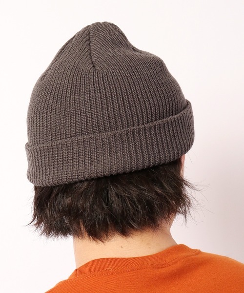 DISCUS（ディスカス）の「DISCUS ワンポイント ショートニットキャップ（ニットキャップ/ビーニー・メンズ・レッド/チャコール/オリーブドラブ/パープル/ネイビー/ワイン/ブラック・FREE）」の18枚目の写真