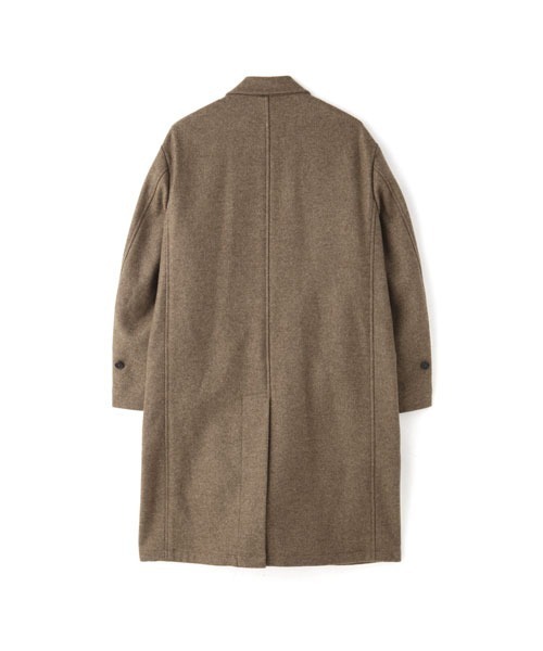MHL. BASIC WOOL MELTON(SHOP限定) ステンカラーコート MHL.（エムエイチエル）の「BASIC WOOL MELTON(MHL SHOP限定