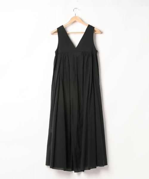 DouDou（ドゥドゥ）の「Aライン切替ワンピース（ワンピース・レディース・ブラック/オフホワイト・FREE）」の3枚目の写真