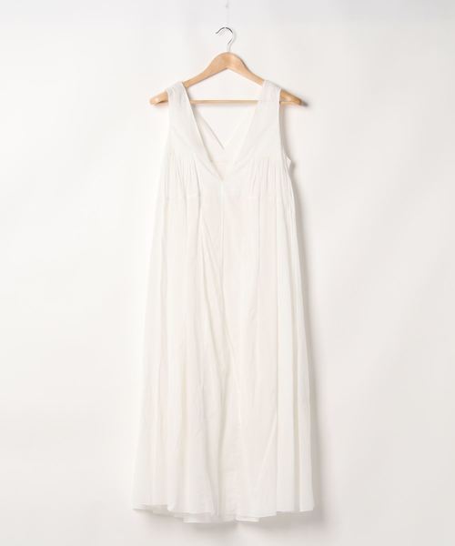 DouDou（ドゥドゥ）の「Aライン切替ワンピース（ワンピース・レディース・ブラック/オフホワイト・FREE）」の5枚目の写真