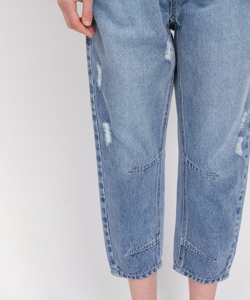 KOH.style(コースタイル)の「ウエストホックデニム(デニムパンツ・レディース・ブラック/サックスブルー・SMALL/MEDIUM/LARGE)」の10枚目の写真