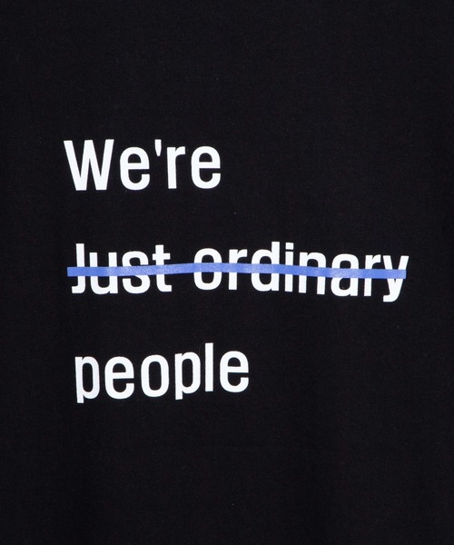 DING（ディング）の「DING/Just ordinary Tシャツ（Tシャツ/カットソー・レディース・ホワイト/ブラック・FREE）」の6枚目の写真