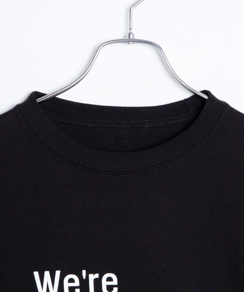 DING（ディング）の「DING/Just ordinary Tシャツ（Tシャツ/カットソー・レディース・ホワイト/ブラック・FREE）」の8枚目の写真