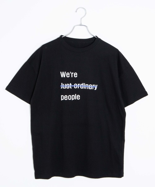 DING（ディング）の「DING/Just ordinary Tシャツ（Tシャツ/カットソー・レディース・ホワイト/ブラック・FREE）」の3枚目の写真