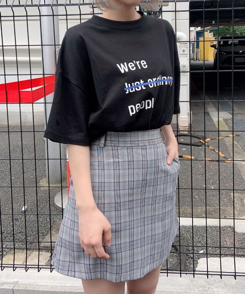 DING（ディング）の「DING/Just ordinary Tシャツ（Tシャツ/カットソー・レディース・ホワイト/ブラック・FREE）」の15枚目の写真