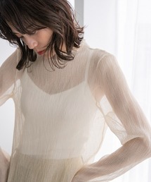 LOWRYS FARM | シアープリーツプルオーバーＬＳ　895216(Tシャツ/カットソー)