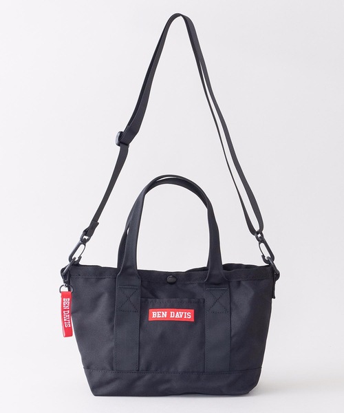 BEN DAVIS（ベンデイビス）の「【BEN DAVIS/ベンデイビス】２ＷＡＹトラベルショルダートートバッグＭ　ＢＤＷ－８０６８　　ポリエステルキャンバス素材使用　肩掛けショルダーテープ取り外し可能（ショルダーバッグ・メンズ・ブラック/パープル/レッド・FREE）」の6枚目の写真