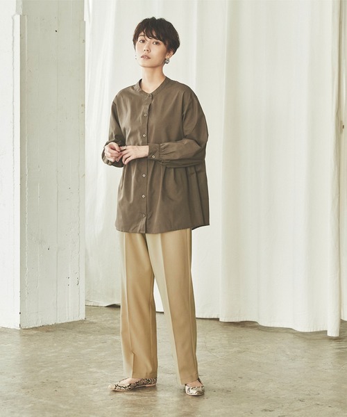 titivate(ティティベイト)の「センタープレスセミワイドパンツ(その他パンツ・レディース・ライトグレー/ブラック/ベージュ/パープル/モカ・S/M/L)」の11枚目の写真