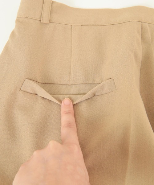 titivate(ティティベイト)の「センタープレスセミワイドパンツ(その他パンツ・レディース・ライトグレー/ブラック/ベージュ/パープル/モカ・S/M/L)」の8枚目の写真