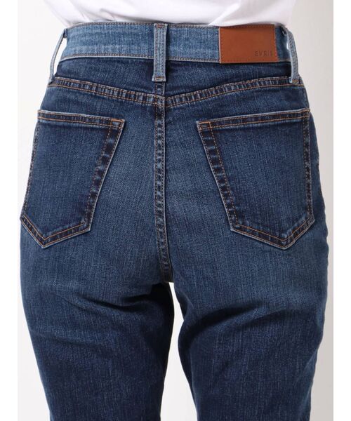 EVRIS（エヴリス）の「SHADING RETOUCHフレアデニムパンツ（デニムパンツ・レディース・インディゴブルー/ブラック・MEDIUM/SMALL）」の9枚目の写真