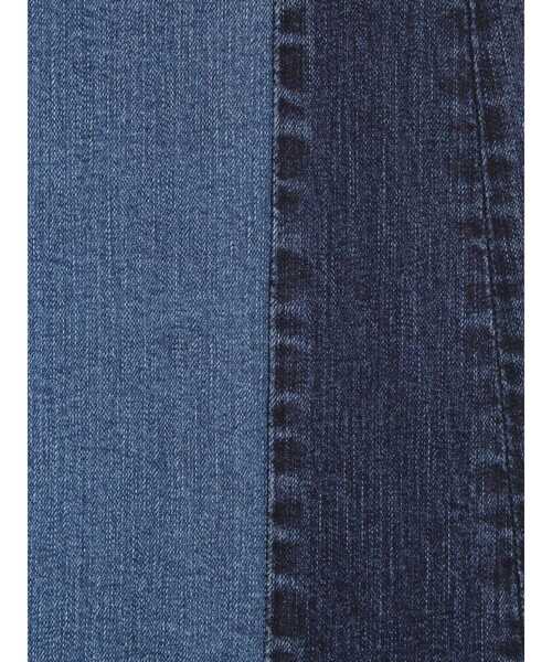 EVRIS（エヴリス）の「SHADING RETOUCHフレアデニムパンツ（デニムパンツ・レディース・インディゴブルー/ブラック・MEDIUM/SMALL）」の5枚目の写真