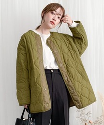 KOBE LETTUCE | 【WEARISTAてらさん×KOBE LETTUCEコラボ】キルティングオーバーコート(ダウンジャケット/コート)