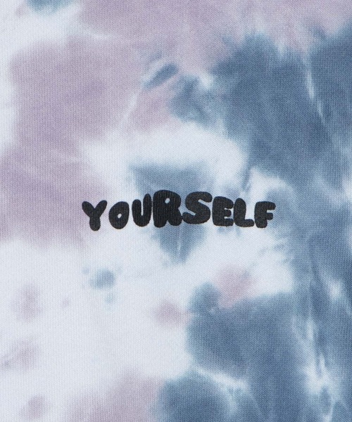 WEGO(ウィゴー)の「WEGO/タイダイバックロゴパーカー(スウェット・レディース・ブラック/パープル・FREE)」の4枚目の写真