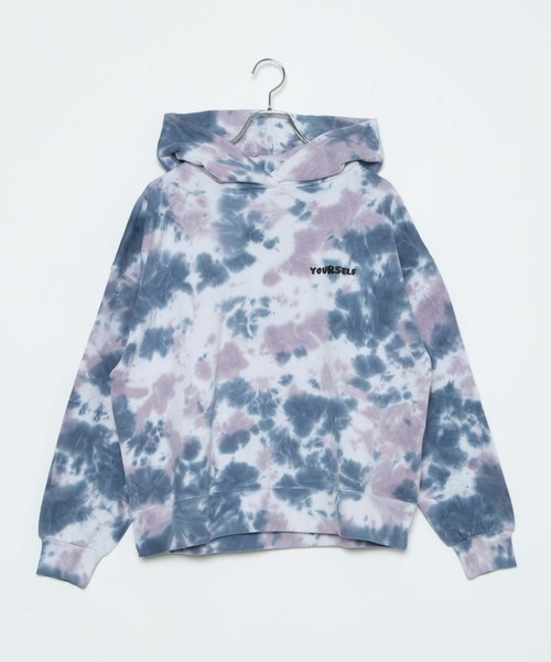 WEGO(ウィゴー)の「WEGO/タイダイバックロゴパーカー(スウェット・レディース・ブラック/パープル・FREE)」の16枚目の写真