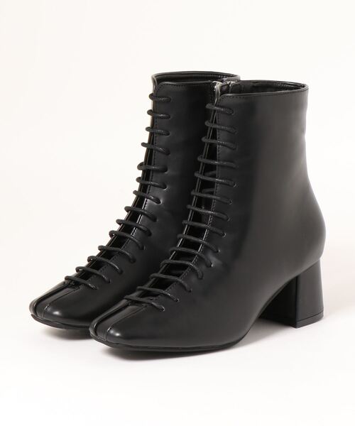 5351プールオム■ショートブーツ✨サイドジップ スクエアトゥ キャップトゥ 5351プールオム□ショートブーツ✨サイドジップ スクエアトゥ キャップ