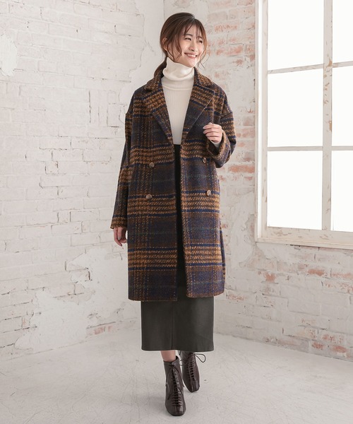 KOBE LETTUCE（コウベレタス）の「サイドジップ付きスクエアトゥレースアップショートブーツ（ブーツ・レディース・アイボリー/ベージュ/ブラウン/ブラック・L/LL/M/S）」の15枚目の写真