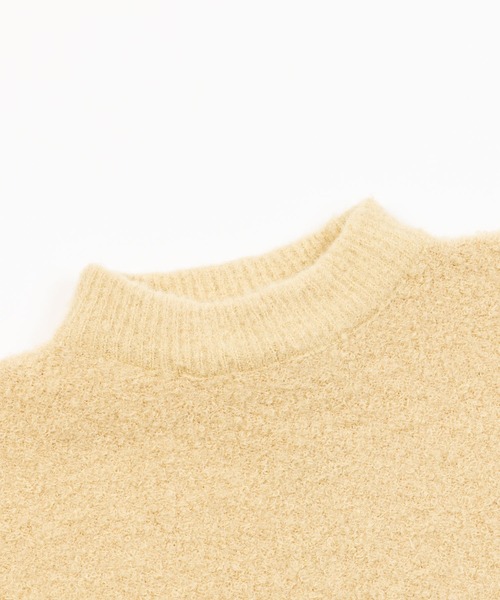 Ressaca（レサーカ）の「ビッグシルエット モックネック エコニットセーター（ニット/セーター・メンズ・ホワイト/ブラック/ベージュ/カーキ/テラコッタ・M/L）」の13枚目の写真