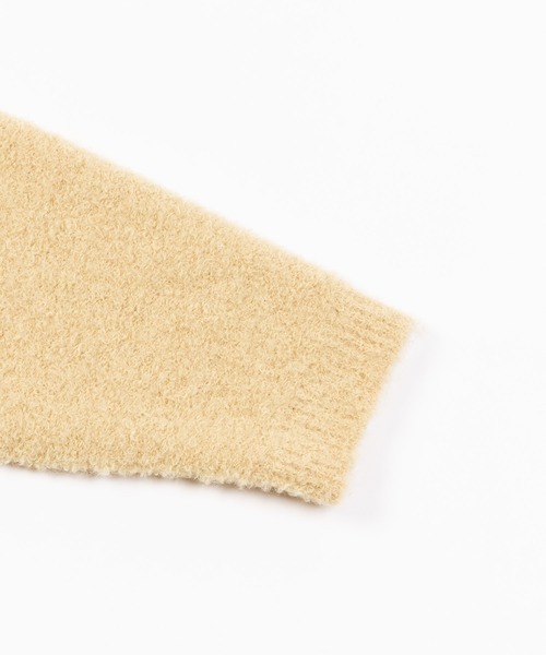 Ressaca（レサーカ）の「ビッグシルエット モックネック エコニットセーター（ニット/セーター・メンズ・ホワイト/ブラック/ベージュ/カーキ/テラコッタ・M/L）」の22枚目の写真