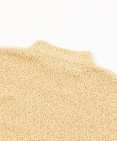 Ressaca（レサーカ）の「ビッグシルエット モックネック エコニットセーター（ニット/セーター・メンズ・ホワイト/ブラック/ベージュ/カーキ/テラコッタ・M/L）」の8枚目の写真