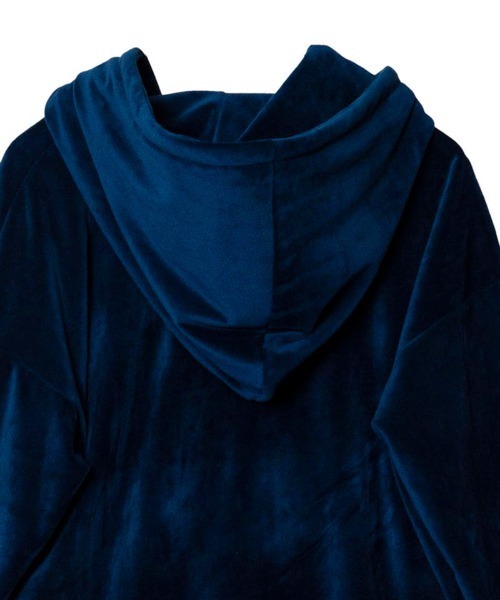 NO ID.（ノーアイディ）の「【NO ID.】Fleece Velour Big Parka / フリース ベロア ビッグ パーカー（パーカー・メンズ・ブラック/ネイビー/グレー・ONE SIZE）」の20枚目の写真