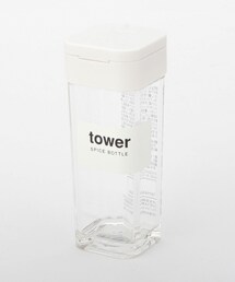 212 KITCHEN STORE（トゥワントゥキッチンストア）の「スパイスボトル WH 山崎実業 ＜tower タワー＞（キッチンツール）」