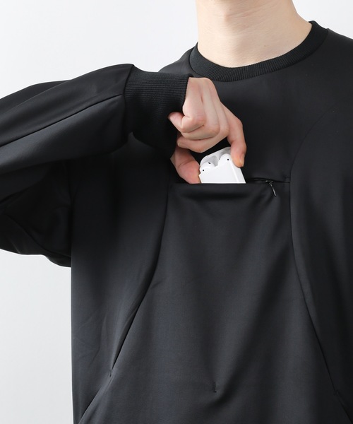 ATTACHMENT(アタッチメント)の「PE JERSEY TECHNICAL SWEAT SHIRT(スウェット・メンズ・ライトグレー/ブラック・2/3/1)」の12枚目の写真
