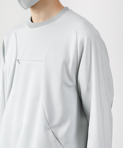 ATTACHMENT(アタッチメント)の「PE JERSEY TECHNICAL SWEAT SHIRT(スウェット・メンズ・ライトグレー/ブラック・2/3/1)」の6枚目の写真