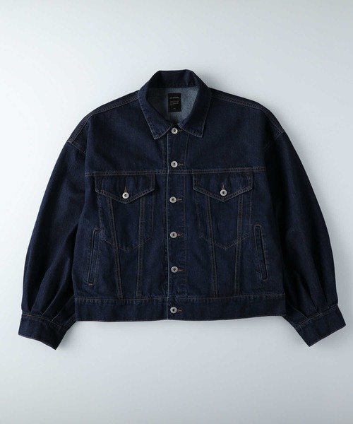 RAG MACHINE(ラグマシーン)の「【RAG MACHINE】ゆったりBIGGジャン(デニムジャケット・レディース・ノンウォッシュ・L)」の17枚目の写真