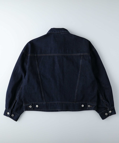 RAG MACHINE(ラグマシーン)の「【RAG MACHINE】ゆったりBIGGジャン(デニムジャケット・レディース・ノンウォッシュ・L)」の18枚目の写真