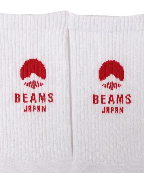 BEAMS JAPAN(ビームス ジャパン)の「BEAMS JAPAN / 別注 通学快足 2(ソックス/靴下・メンズ・ホワイト/ホワイト系その他2/レッド/ネイビー・21cm~23cm/23cm~25cm/25cm~27cm)」の9枚目の写真