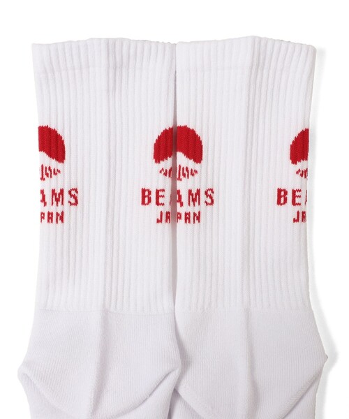 BEAMS JAPAN(ビームス ジャパン)の「BEAMS JAPAN / 別注 通学快足 2(ソックス/靴下・メンズ・ホワイト/ホワイト系その他2/レッド/ネイビー・21cm~23cm/23cm~25cm/25cm~27cm)」の13枚目の写真