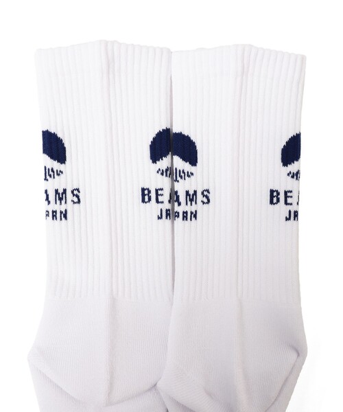 BEAMS JAPAN(ビームス ジャパン)の「BEAMS JAPAN / 別注 通学快足 2(ソックス/靴下・メンズ・ホワイト/ホワイト系その他2/レッド/ネイビー・21cm~23cm/23cm~25cm/25cm~27cm)」の7枚目の写真