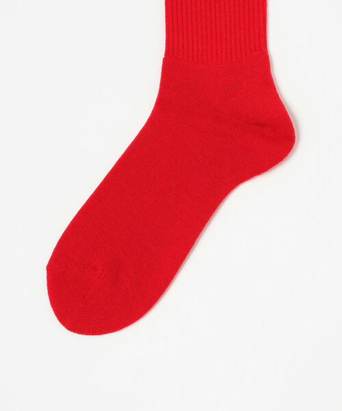 BEAMS JAPAN(ビームス ジャパン)の「BEAMS JAPAN / 別注 通学快足 2(ソックス/靴下・メンズ・ホワイト/ホワイト系その他2/レッド/ネイビー・21cm~23cm/23cm~25cm/25cm~27cm)」の8枚目の写真