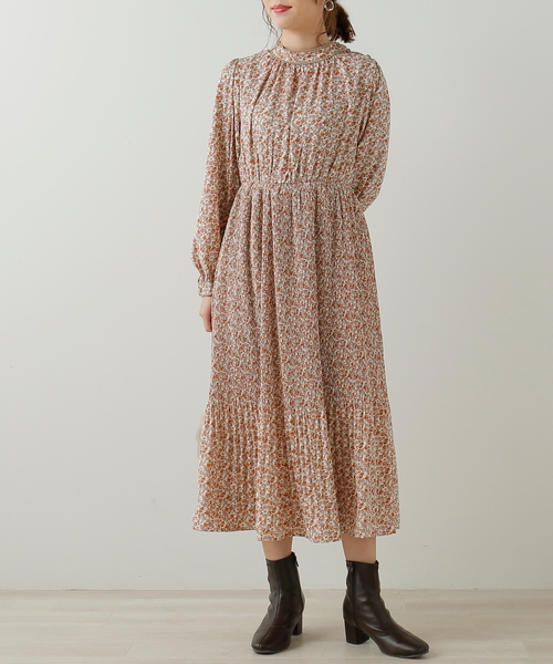 セール 配色パイピング消しプリーツワンピース ワンピース Frames Ray Cassin フレームスレイカズン のファッション通販 Zozotown