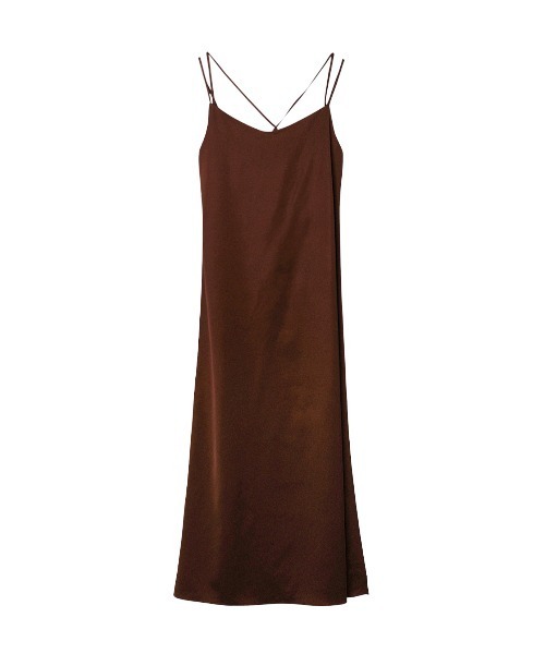 LE CIEL BLEU（ルシェルブルー）の「Vis Wool Satin Slip Dress 