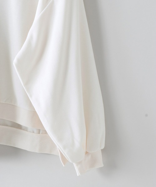 cepo(セポ)の「ボーダーボリューム クルーネックカットソー(Tシャツ/カットソー・レディース・オフホワイト/イエロー系その他/ブラック系その他/チャコールグレー・M)」の5枚目の写真