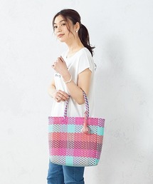 カラーかごバッグ