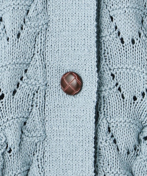 179/WG（イチナナキュウダブルジー）の「セーラーカーディガン（カーディガン/ボレロ・レディース・ブルー/グリーン/オフホワイト・FREE）」の12枚目の写真