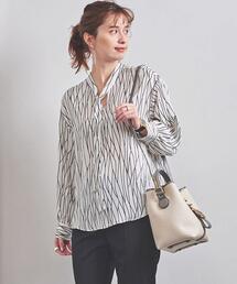 UNITED ARROWS | UBC ラインプリント ボウタイブラウス(シャツ/ブラウス)