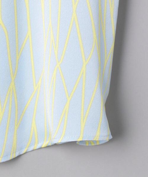 UNITED ARROWS（ユナイテッドアローズ）の「UBC ラインプリント ボウタイブラウス◆（シャツ/ブラウス・レディース・ライトブルー/ベージュ/オフホワイト・FREE）」の13枚目の写真