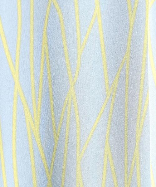 UNITED ARROWS（ユナイテッドアローズ）の「UBC ラインプリント ボウタイブラウス◆（シャツ/ブラウス・レディース・ライトブルー/ベージュ/オフホワイト・FREE）」の14枚目の写真