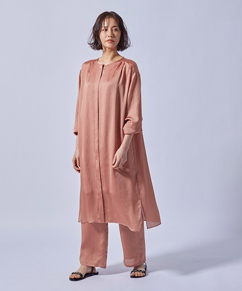 LAUTREAMONT（ロートレアモン）の「【WEB別注】サテンワイドパンツ