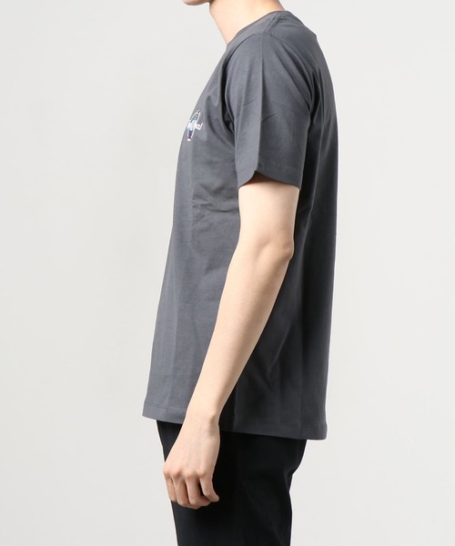 WEGO（ウィゴー）の「WEGO/サークルベア半袖刺繍Tシャツ（Tシャツ/カットソー・メンズ・ダークグリーン/スミクロ/レッド/ホワイト・LARGE/SMALL/MEDIUM/X-LARGE）」の8枚目の写真