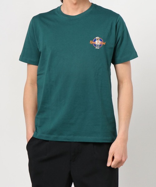 WEGO（ウィゴー）の「WEGO/サークルベア半袖刺繍Tシャツ（Tシャツ/カットソー・メンズ・ダークグリーン/スミクロ/レッド/ホワイト・LARGE/SMALL/MEDIUM/X-LARGE）」の10枚目の写真