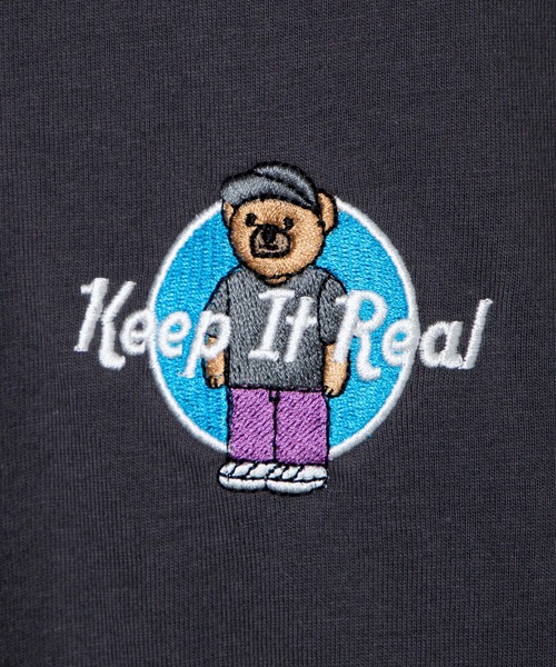 WEGO（ウィゴー）の「WEGO/サークルベア半袖刺繍Tシャツ（Tシャツ/カットソー・メンズ・ダークグリーン/スミクロ/レッド/ホワイト・LARGE/SMALL/MEDIUM/X-LARGE）」の17枚目の写真