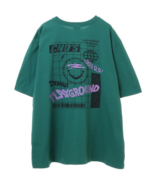 Candy Stripper（キャンディストリッパー）の「STRANGE PLAYGROUND Tシャツ（Tシャツ/カットソー・レディース・グリーン/ブラック/オフホワイト/イエロー・2/4/3）」の17枚目の写真