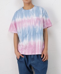 タイダイ染め ポケット付き 半袖Tシャツ