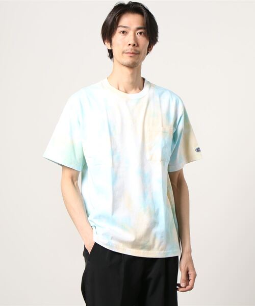 タイダイ染め ポケット付き 半袖Tシャツ（Tシャツ/カットソー