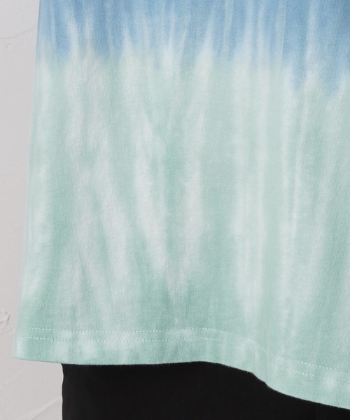 DISCUS(ディスカス)の「タイダイ染め ポケット付き 半袖Tシャツ(Tシャツ/カットソー・メンズ・パープル/イエロー/ピンク/ブルー・S/L/XL/M)」の22枚目の写真